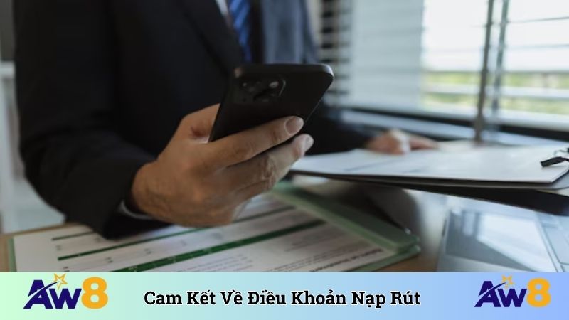 Điều Khoản Sử Dụng Cam kết rõ ràng về điều khoản nạp rút